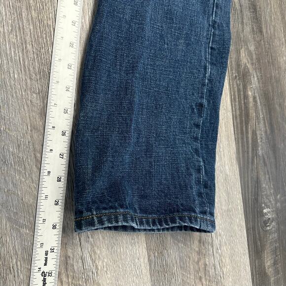 Levi's 501 Red Tab Faded Blue Mens 32x30 Straight Leg Button Fly Mid Wash Jeans - Picture 7 of 14